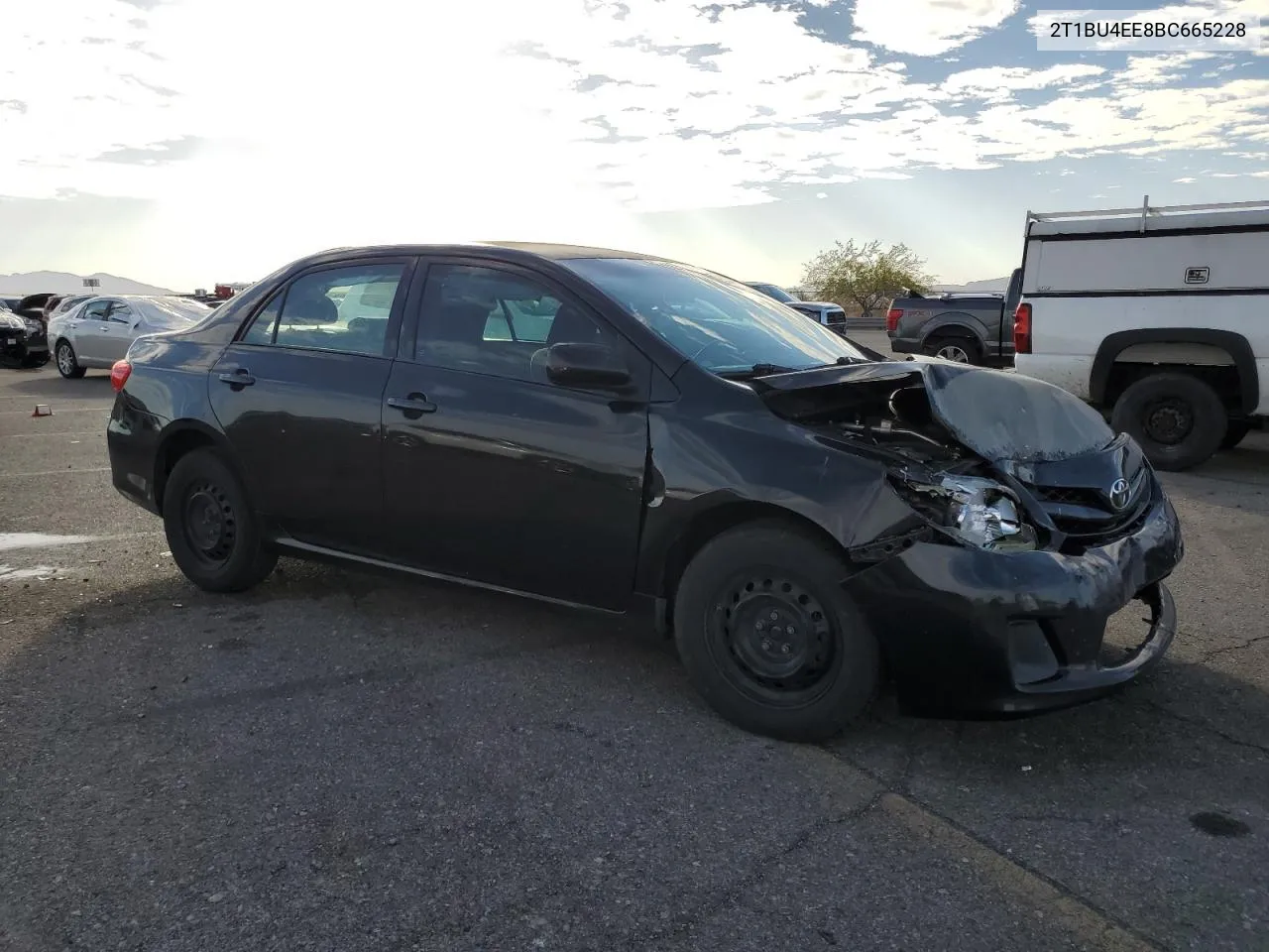 2011 Toyota Corolla Base VIN: 2T1BU4EE8BC665228 Lot: 70928844