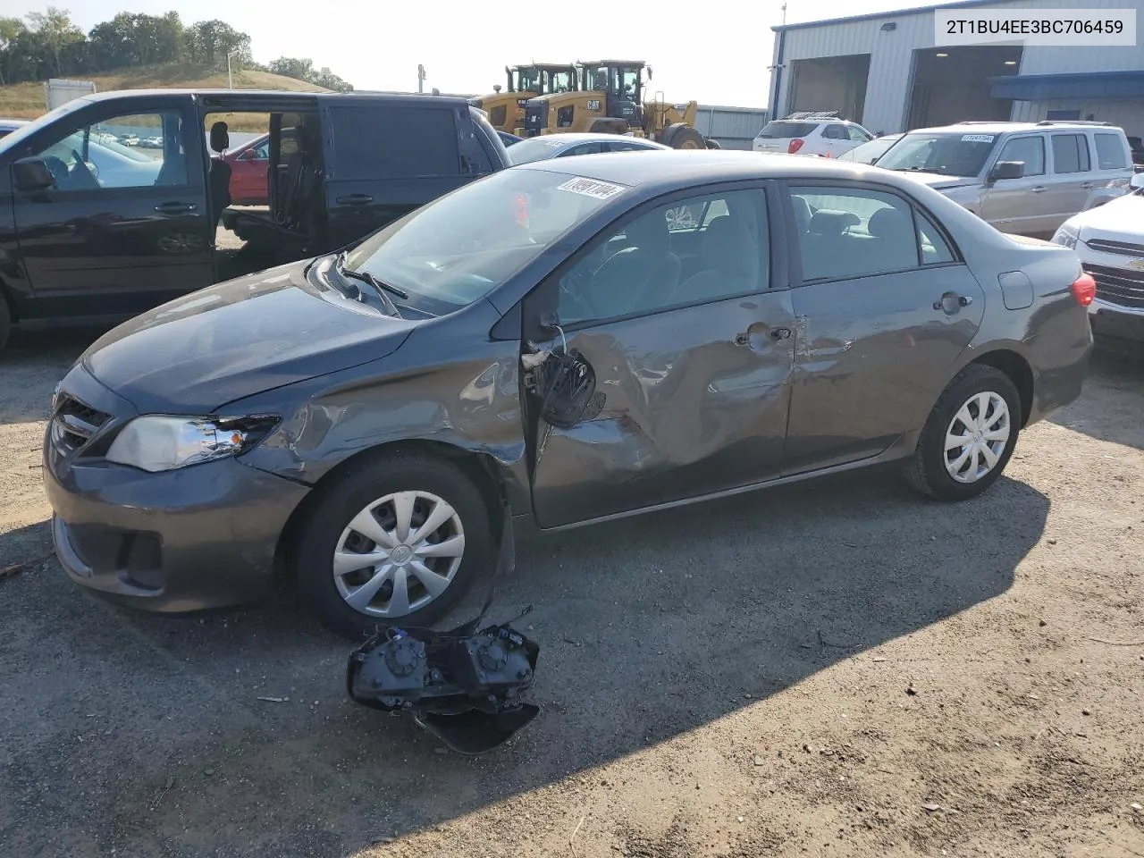 2011 Toyota Corolla Base VIN: 2T1BU4EE3BC706459 Lot: 70981104