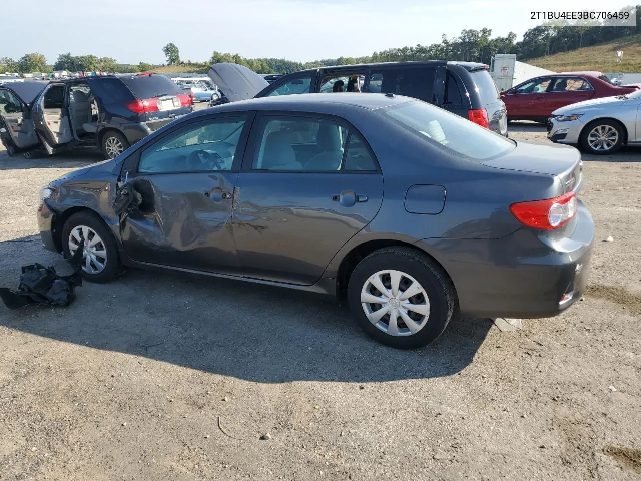 2011 Toyota Corolla Base VIN: 2T1BU4EE3BC706459 Lot: 70981104