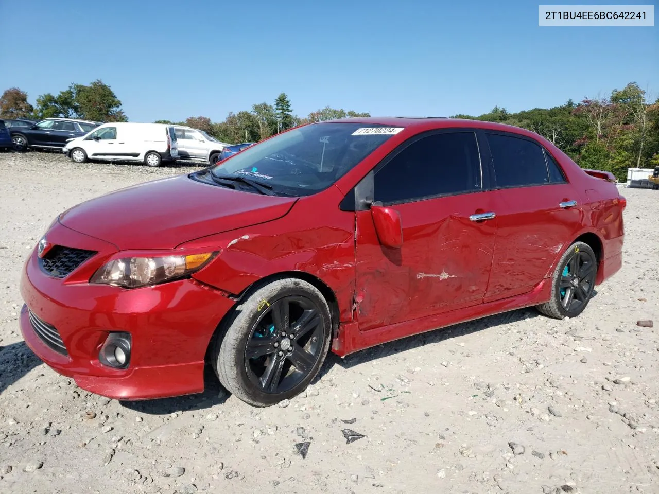 2011 Toyota Corolla Base VIN: 2T1BU4EE6BC642241 Lot: 71270224