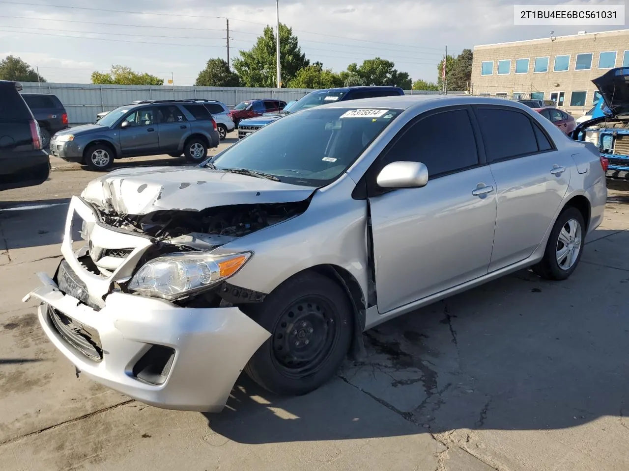 2011 Toyota Corolla Base VIN: 2T1BU4EE6BC561031 Lot: 71375514