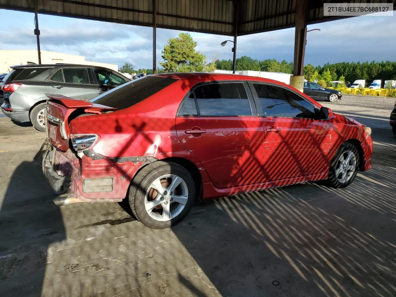 2011 Toyota Corolla Base VIN: 2T1BU4EE7BC688127 Lot: 71386784