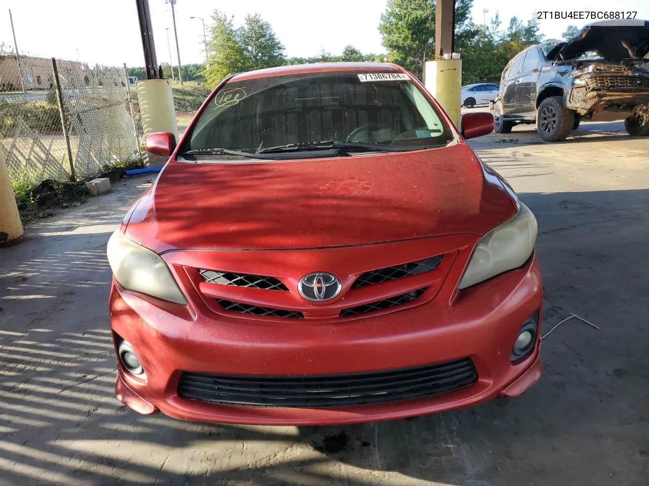 2011 Toyota Corolla Base VIN: 2T1BU4EE7BC688127 Lot: 71386784