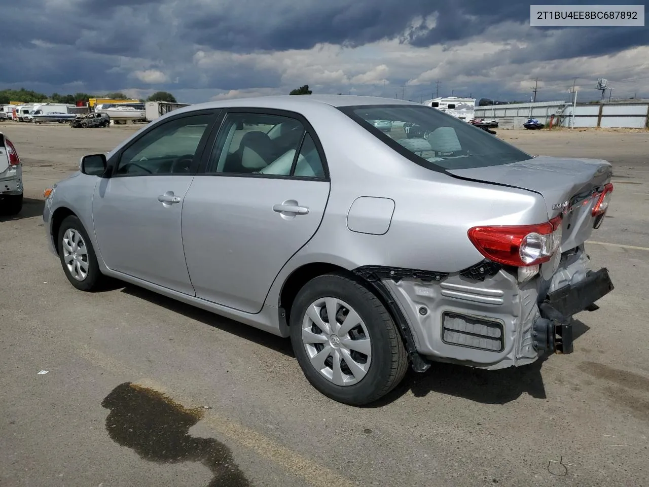 2011 Toyota Corolla Base VIN: 2T1BU4EE8BC687892 Lot: 71419874