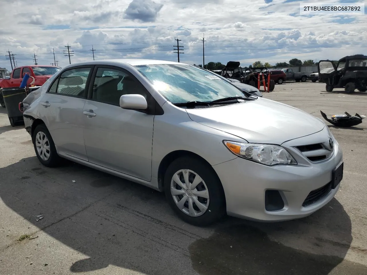 2011 Toyota Corolla Base VIN: 2T1BU4EE8BC687892 Lot: 71419874