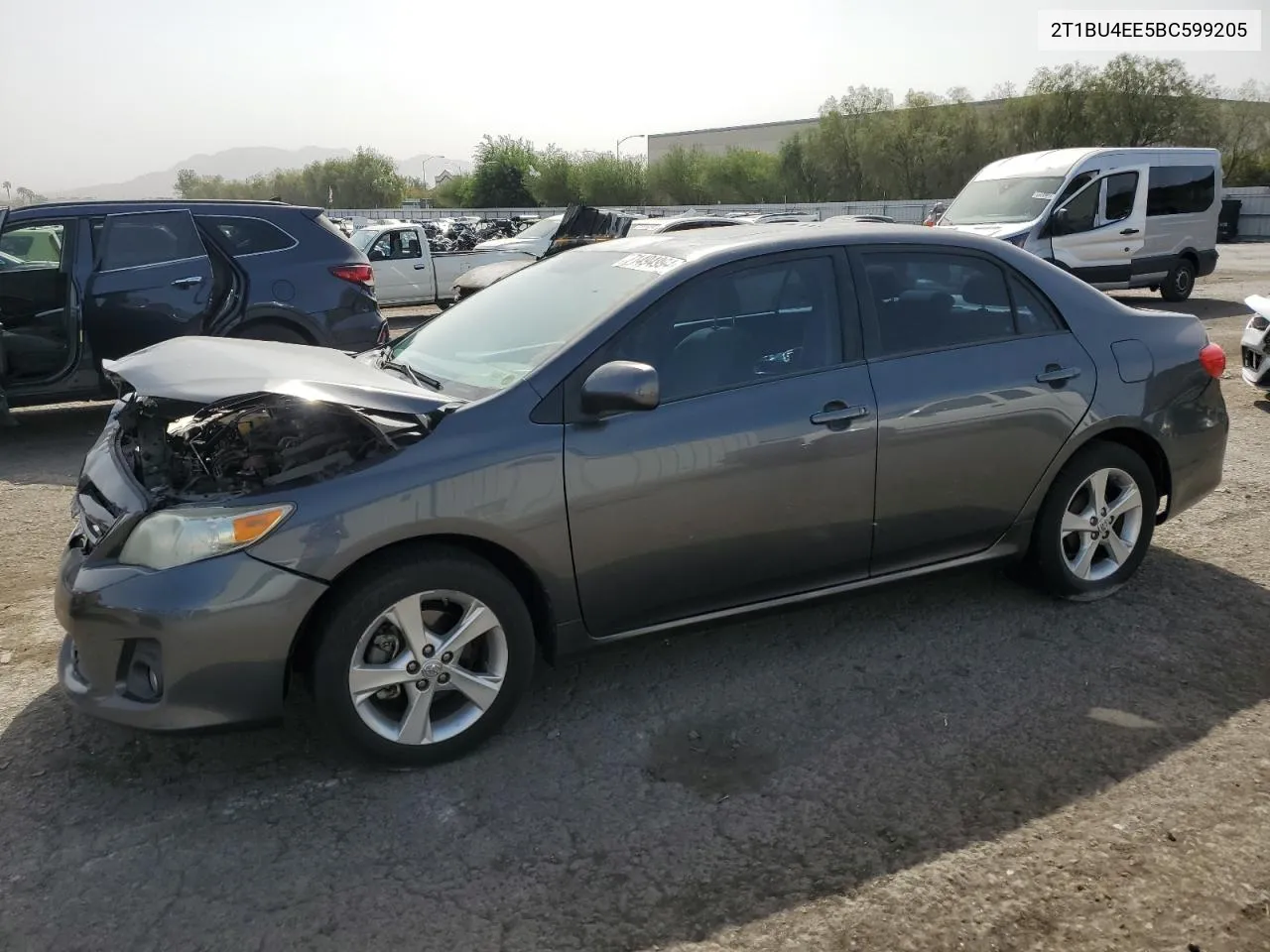 2011 Toyota Corolla Base VIN: 2T1BU4EE5BC599205 Lot: 71494994