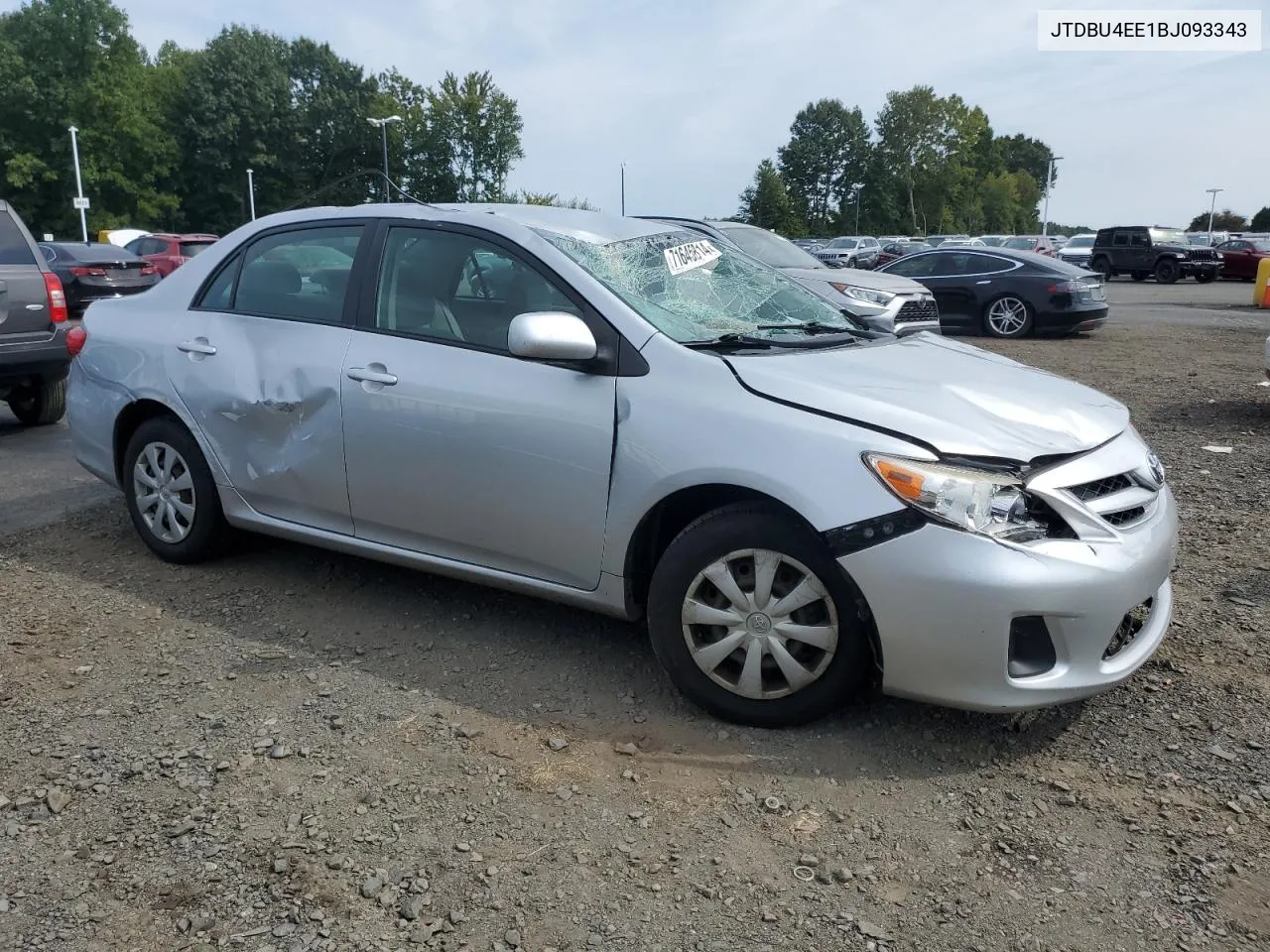 2011 Toyota Corolla Base VIN: JTDBU4EE1BJ093343 Lot: 71645814