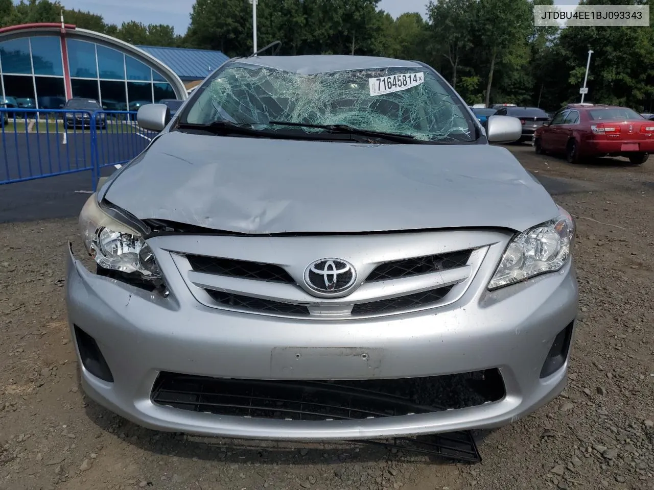 2011 Toyota Corolla Base VIN: JTDBU4EE1BJ093343 Lot: 71645814