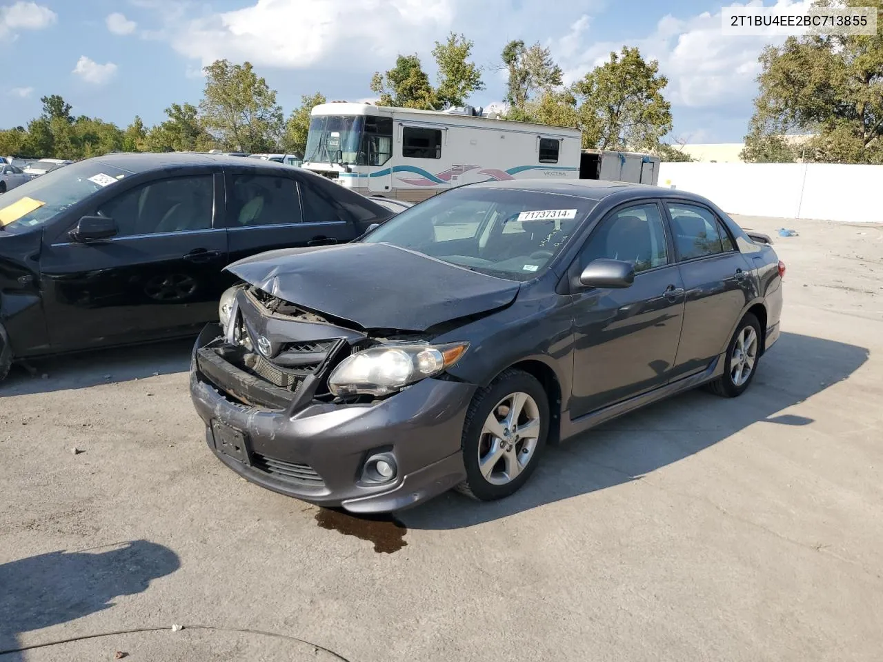 2011 Toyota Corolla Base VIN: 2T1BU4EE2BC713855 Lot: 71737314