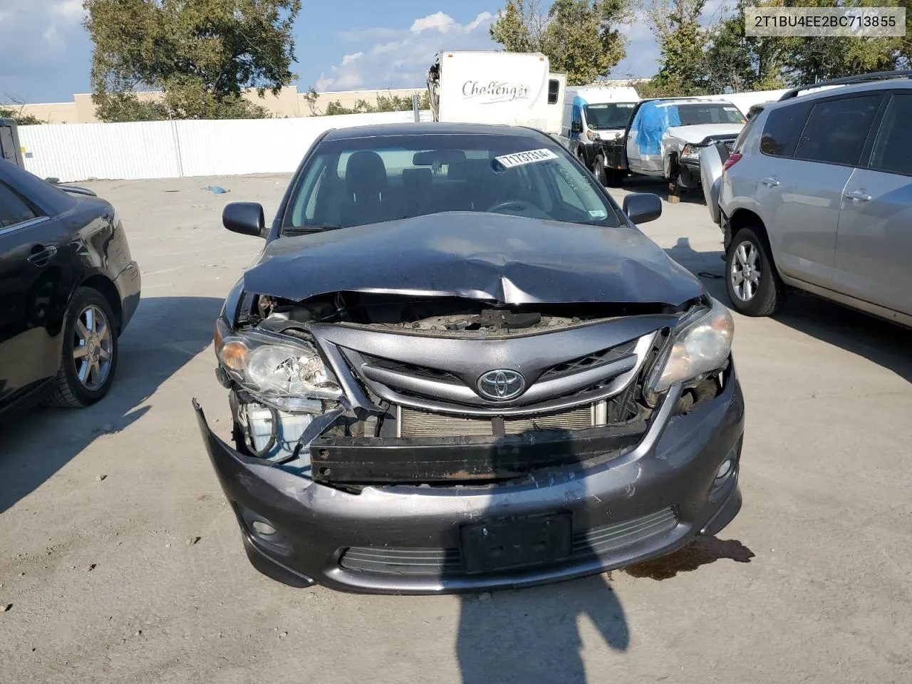 2011 Toyota Corolla Base VIN: 2T1BU4EE2BC713855 Lot: 71737314