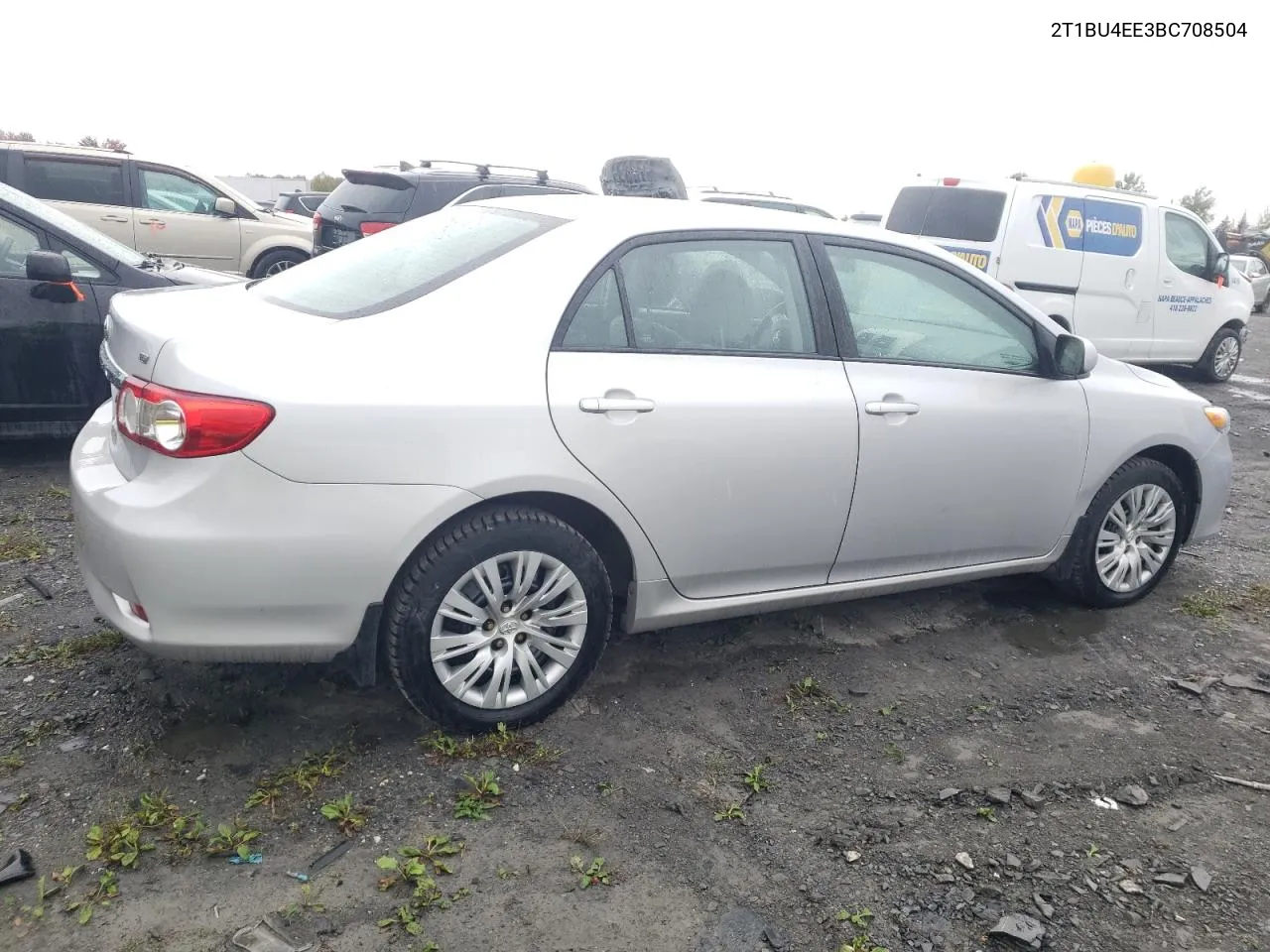 2011 Toyota Corolla Base VIN: 2T1BU4EE3BC708504 Lot: 71775734