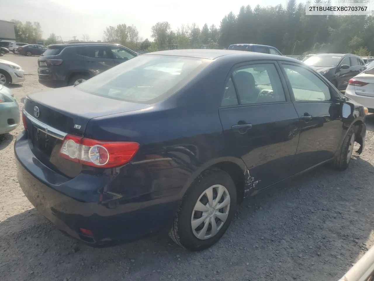 2011 Toyota Corolla Base VIN: 2T1BU4EEXBC703767 Lot: 71917754