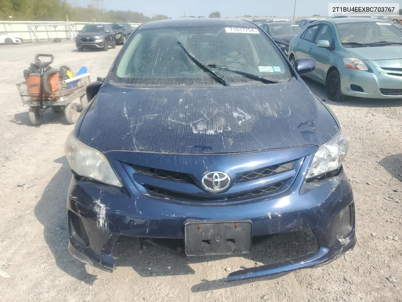 2011 Toyota Corolla Base VIN: 2T1BU4EEXBC703767 Lot: 71917754