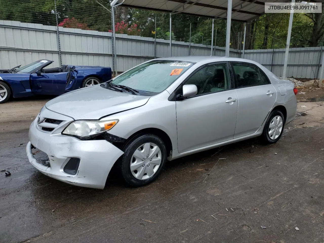 2011 Toyota Corolla Base VIN: JTDBU4EE9BJ091761 Lot: 72010084