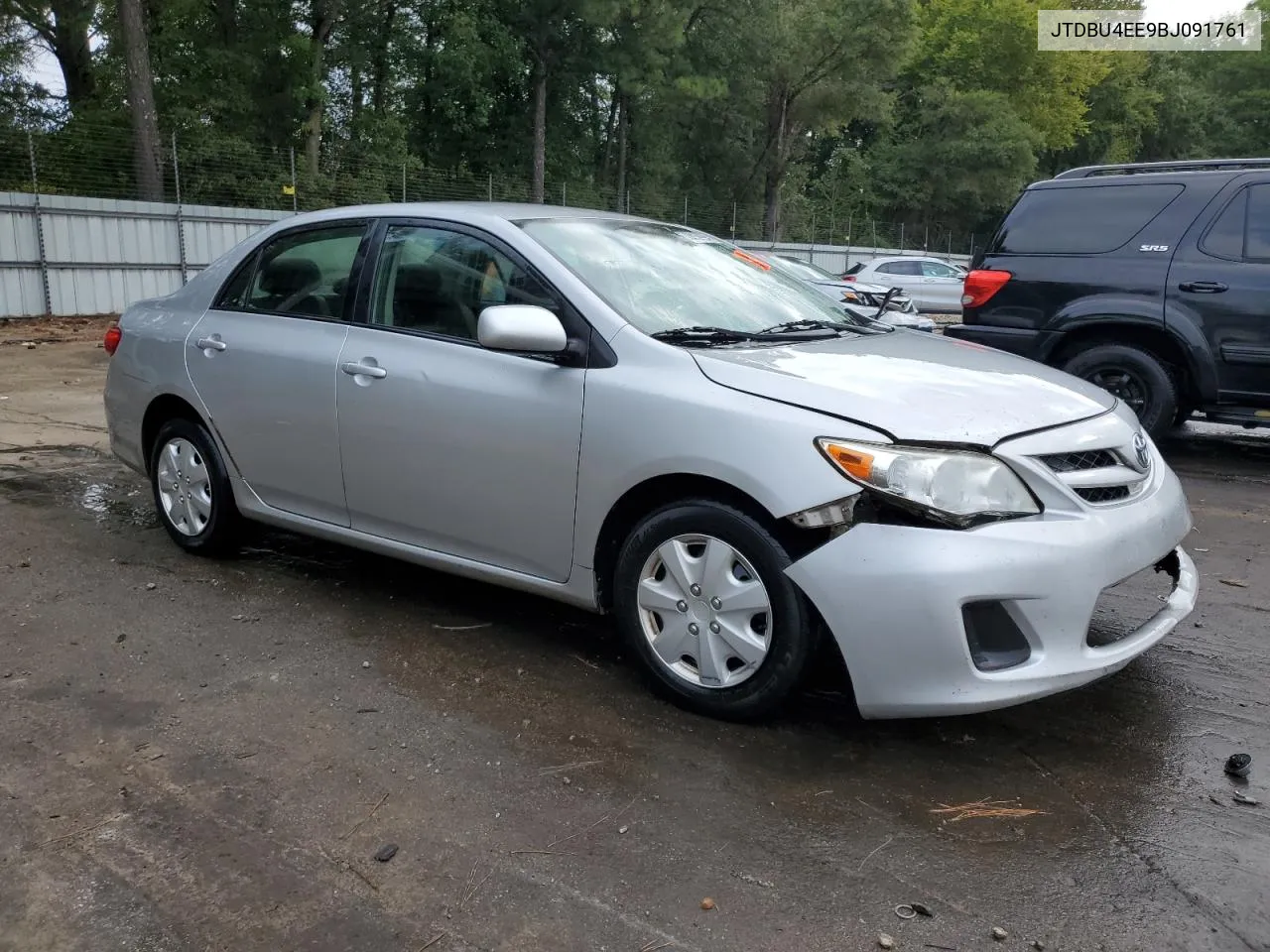 2011 Toyota Corolla Base VIN: JTDBU4EE9BJ091761 Lot: 72010084