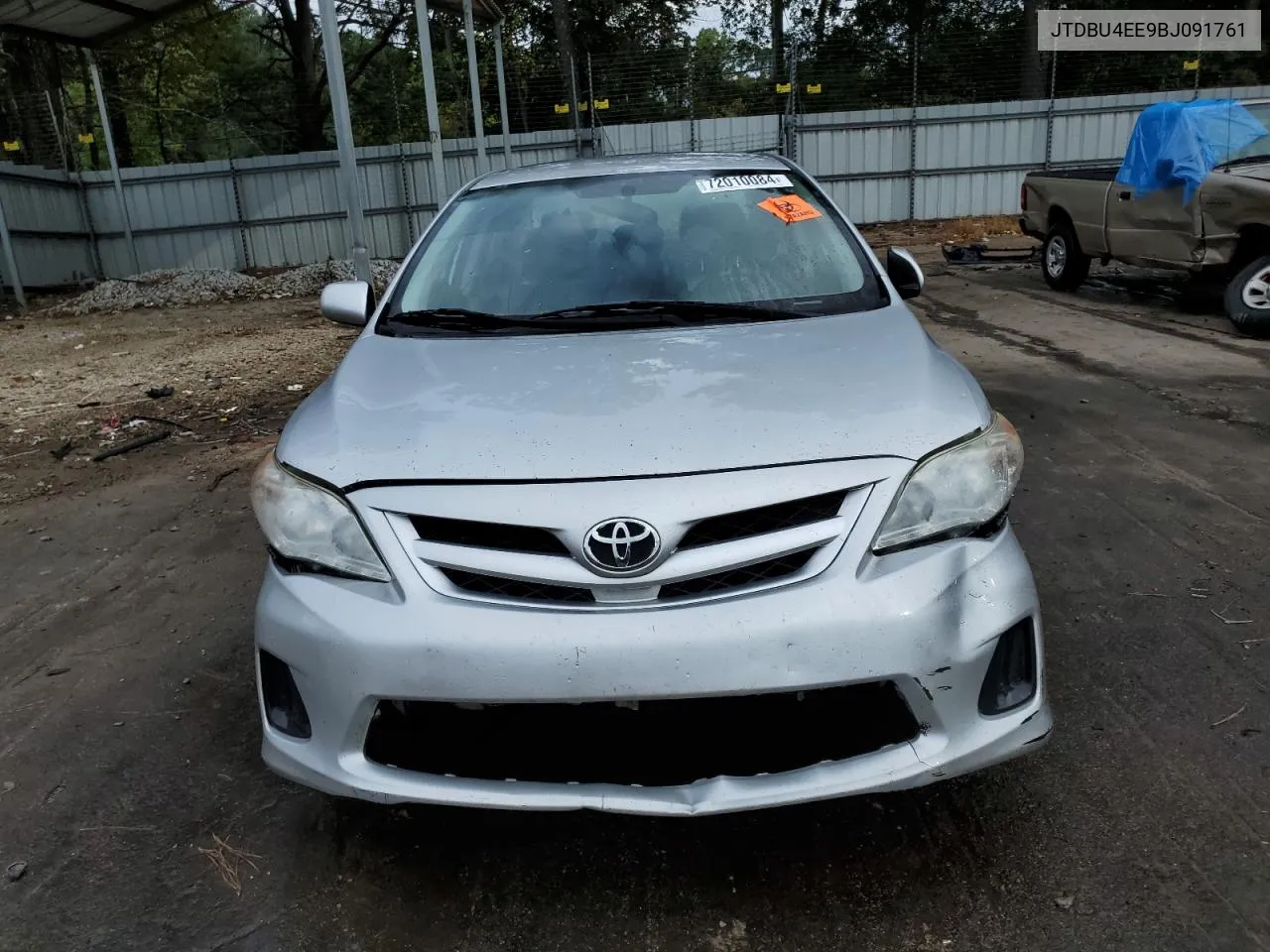 2011 Toyota Corolla Base VIN: JTDBU4EE9BJ091761 Lot: 72010084