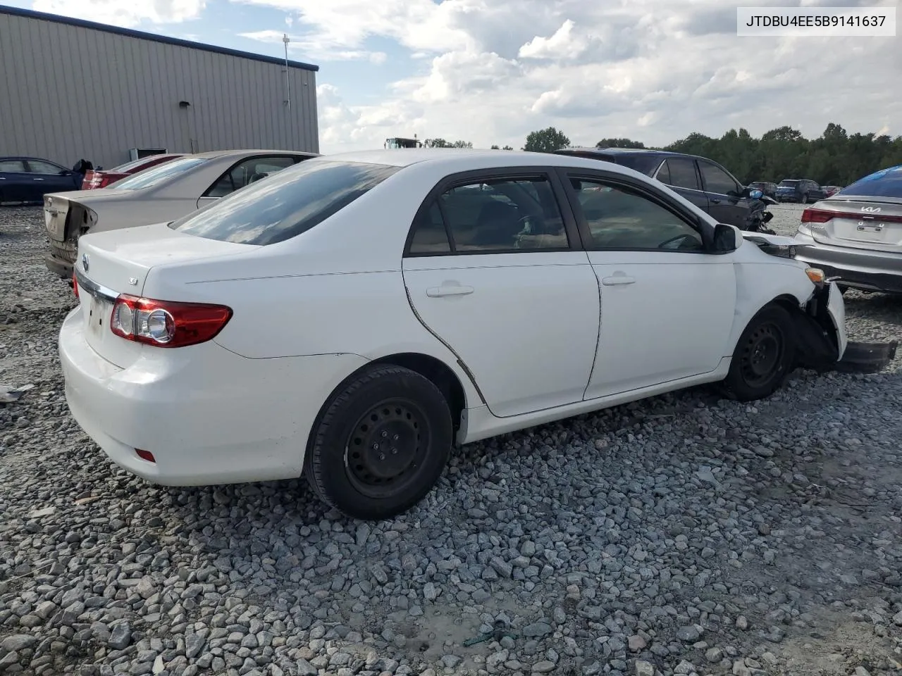 2011 Toyota Corolla Base VIN: JTDBU4EE5B9141637 Lot: 72207214