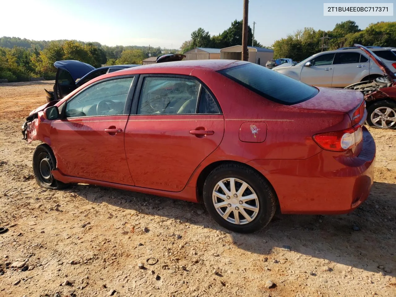 2011 Toyota Corolla Base VIN: 2T1BU4EE0BC717371 Lot: 72252774