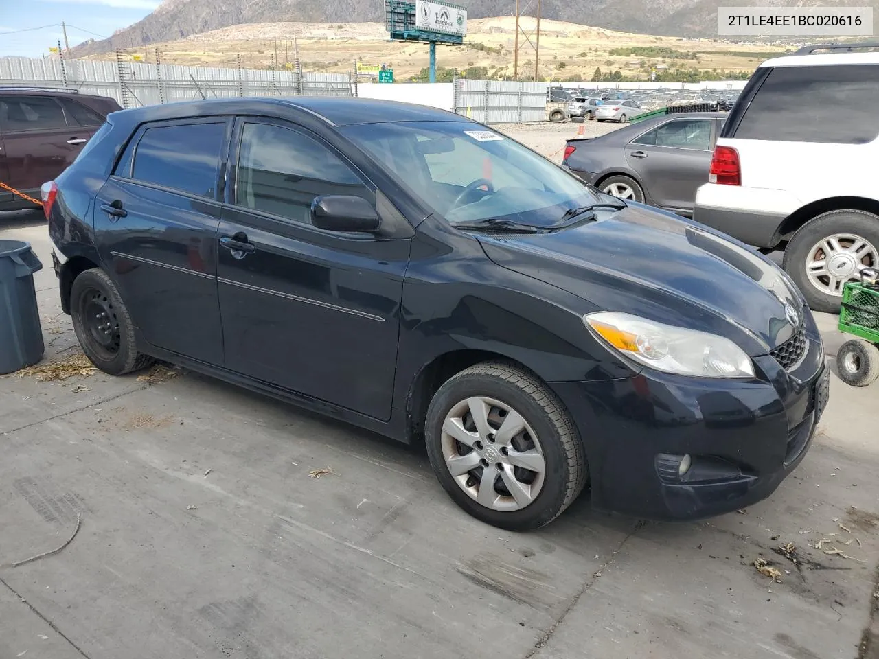 2011 Toyota Corolla Matrix S VIN: 2T1LE4EE1BC020616 Lot: 72308044