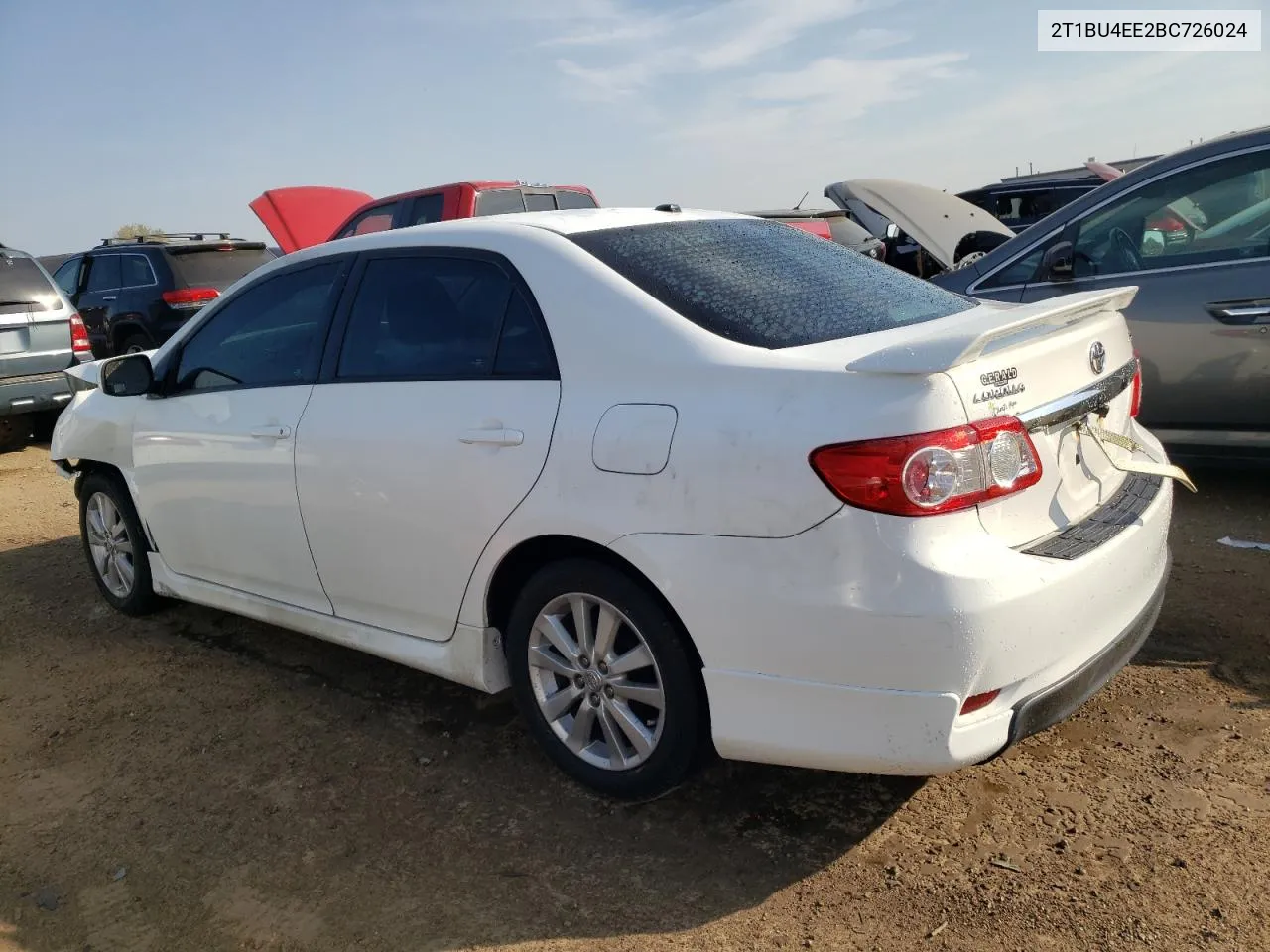 2011 Toyota Corolla Base VIN: 2T1BU4EE2BC726024 Lot: 72320424