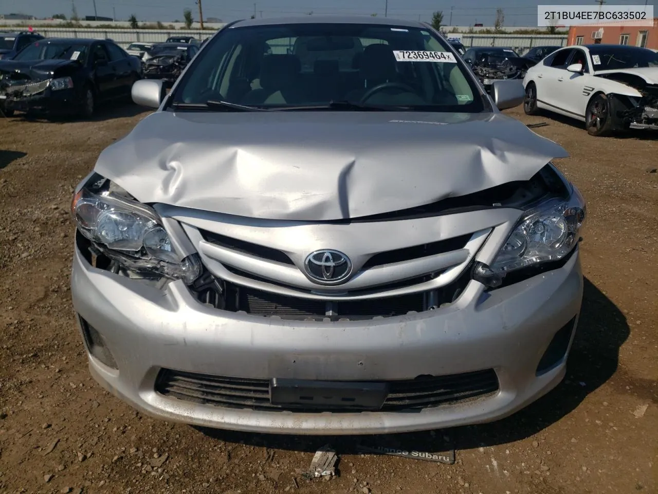 2011 Toyota Corolla Base VIN: 2T1BU4EE7BC633502 Lot: 72369464