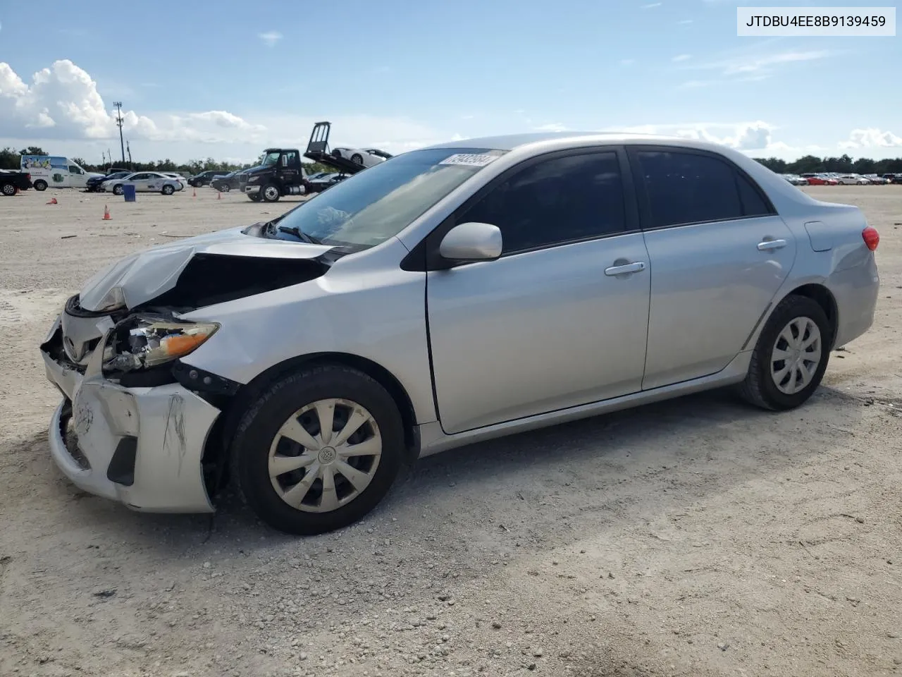 2011 Toyota Corolla Base VIN: JTDBU4EE8B9139459 Lot: 72432984