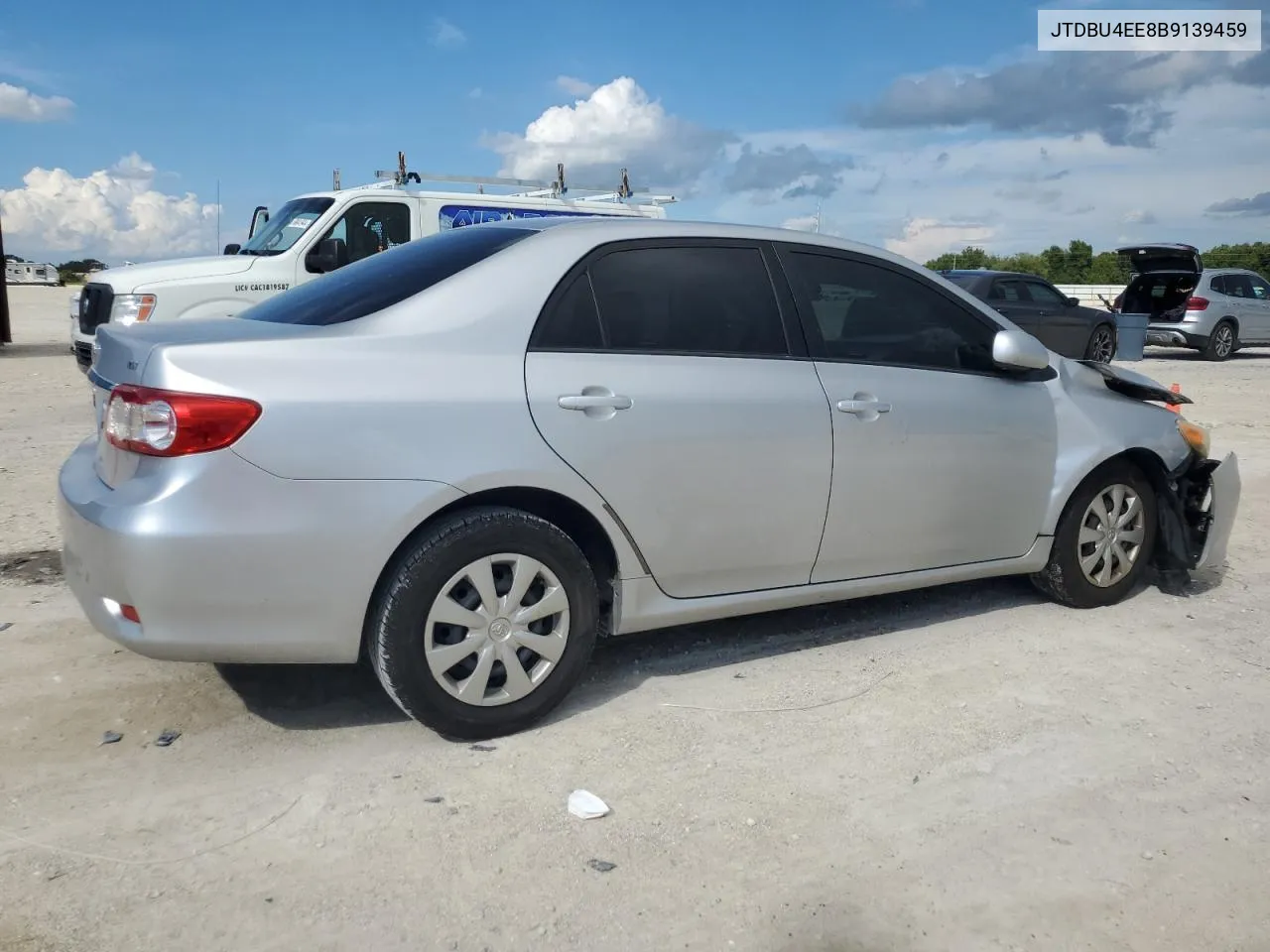 2011 Toyota Corolla Base VIN: JTDBU4EE8B9139459 Lot: 72432984