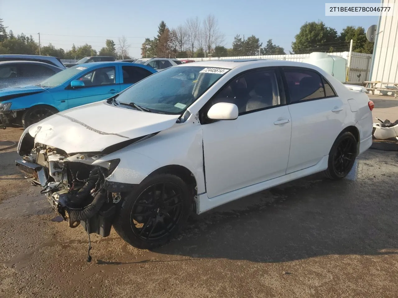 2011 Toyota Corolla Xrs VIN: 2T1BE4EE7BC046777 Lot: 72445614