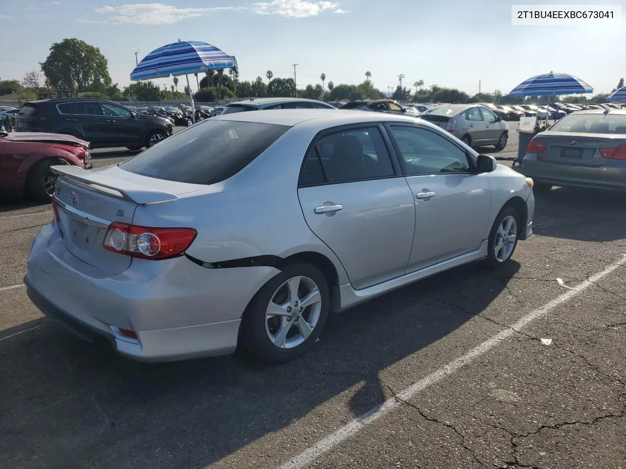 2011 Toyota Corolla Base VIN: 2T1BU4EEXBC673041 Lot: 72551794