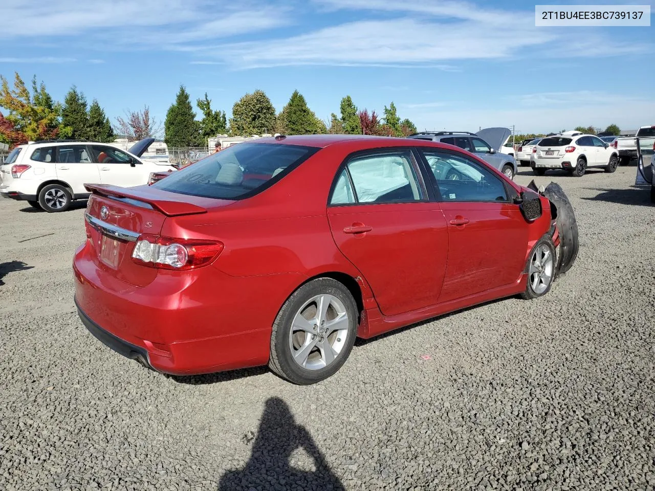 2T1BU4EE3BC739137 2011 Toyota Corolla Base