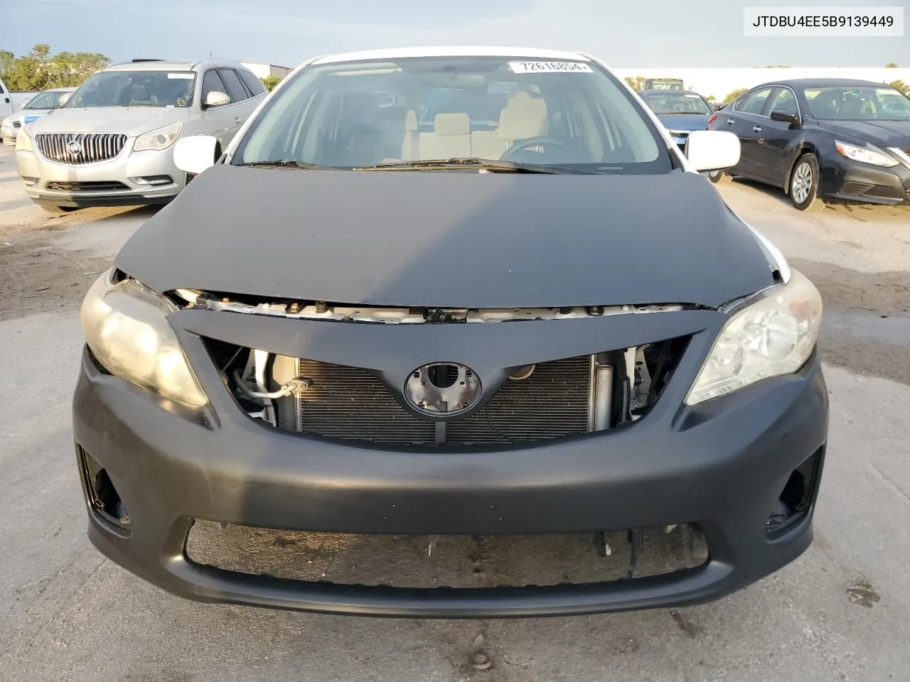 2011 Toyota Corolla Base VIN: JTDBU4EE5B9139449 Lot: 72616854