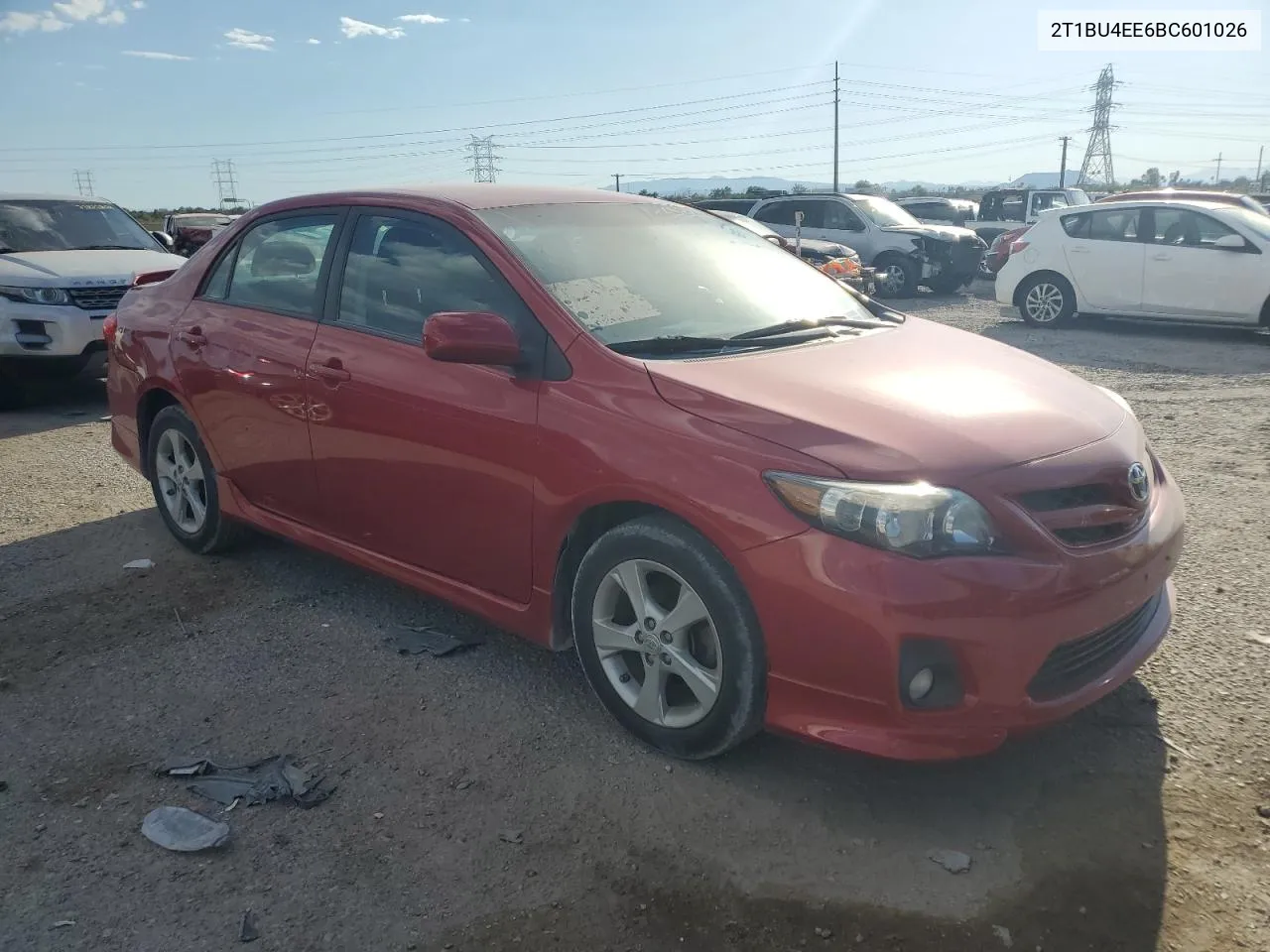 2011 Toyota Corolla Base VIN: 2T1BU4EE6BC601026 Lot: 72653294