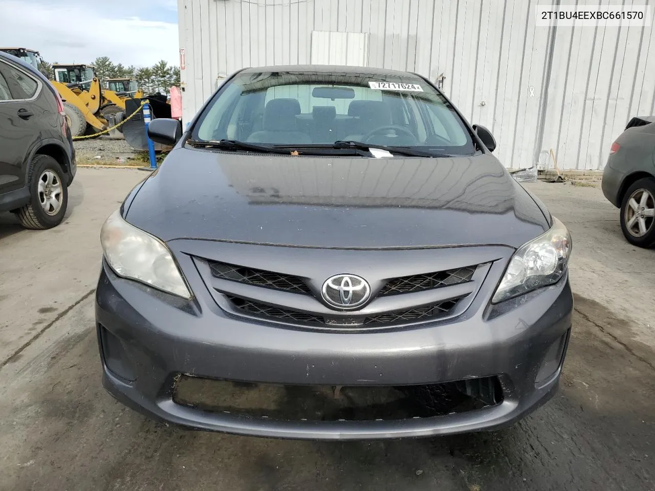 2011 Toyota Corolla Base VIN: 2T1BU4EEXBC661570 Lot: 72717624