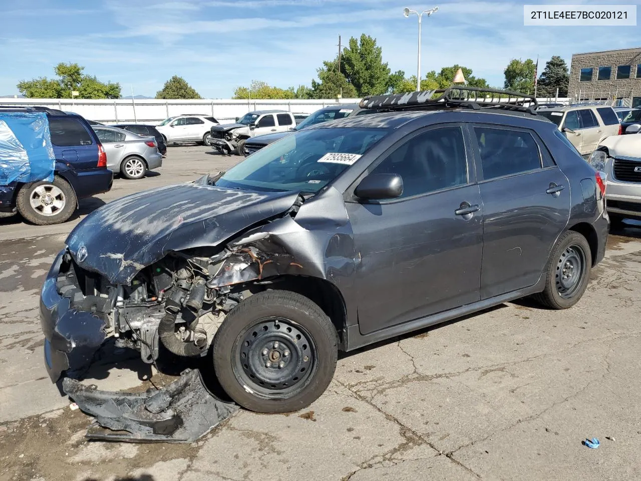 2011 Toyota Corolla Matrix S VIN: 2T1LE4EE7BC020121 Lot: 72935664