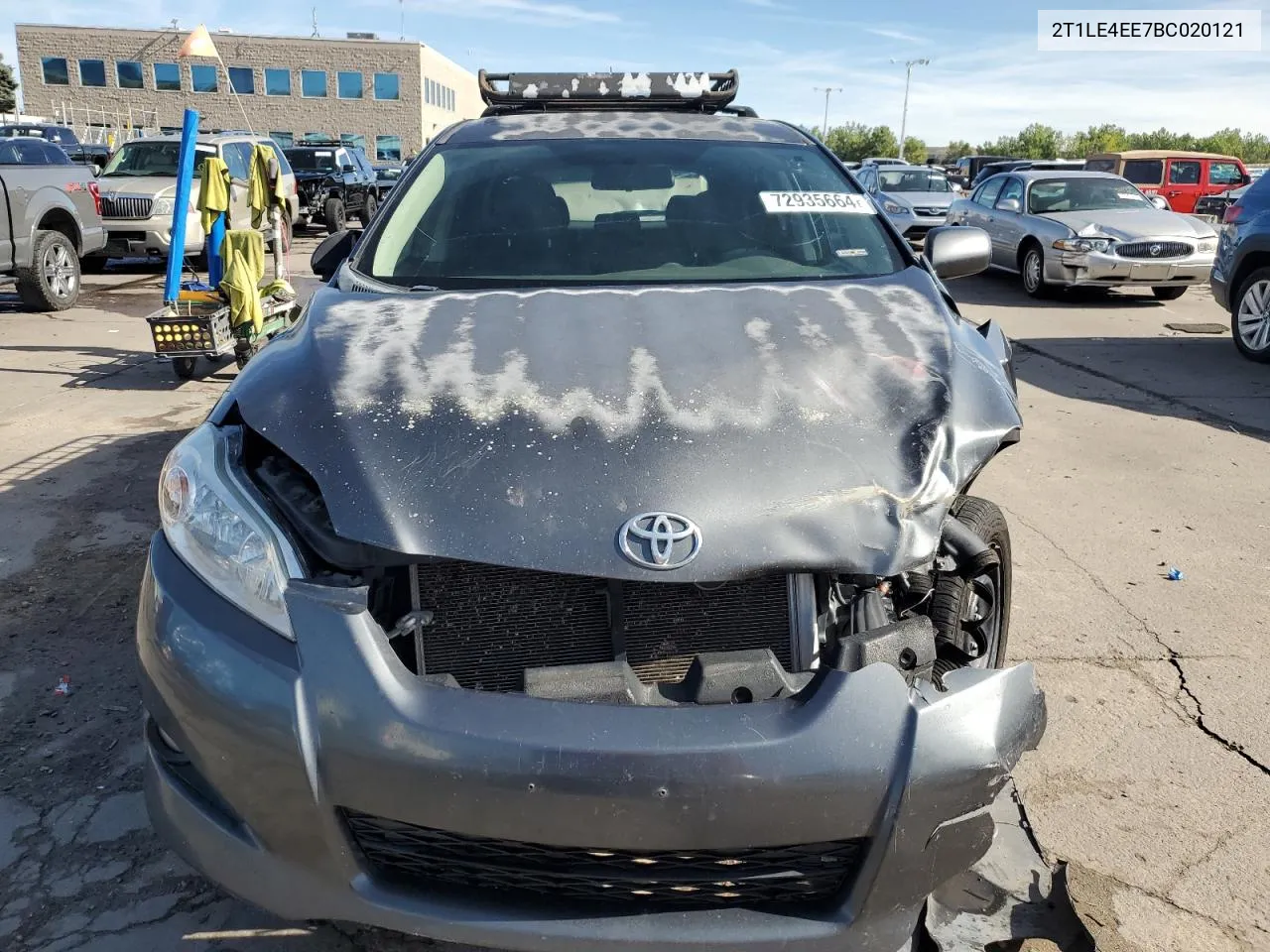 2011 Toyota Corolla Matrix S VIN: 2T1LE4EE7BC020121 Lot: 72935664