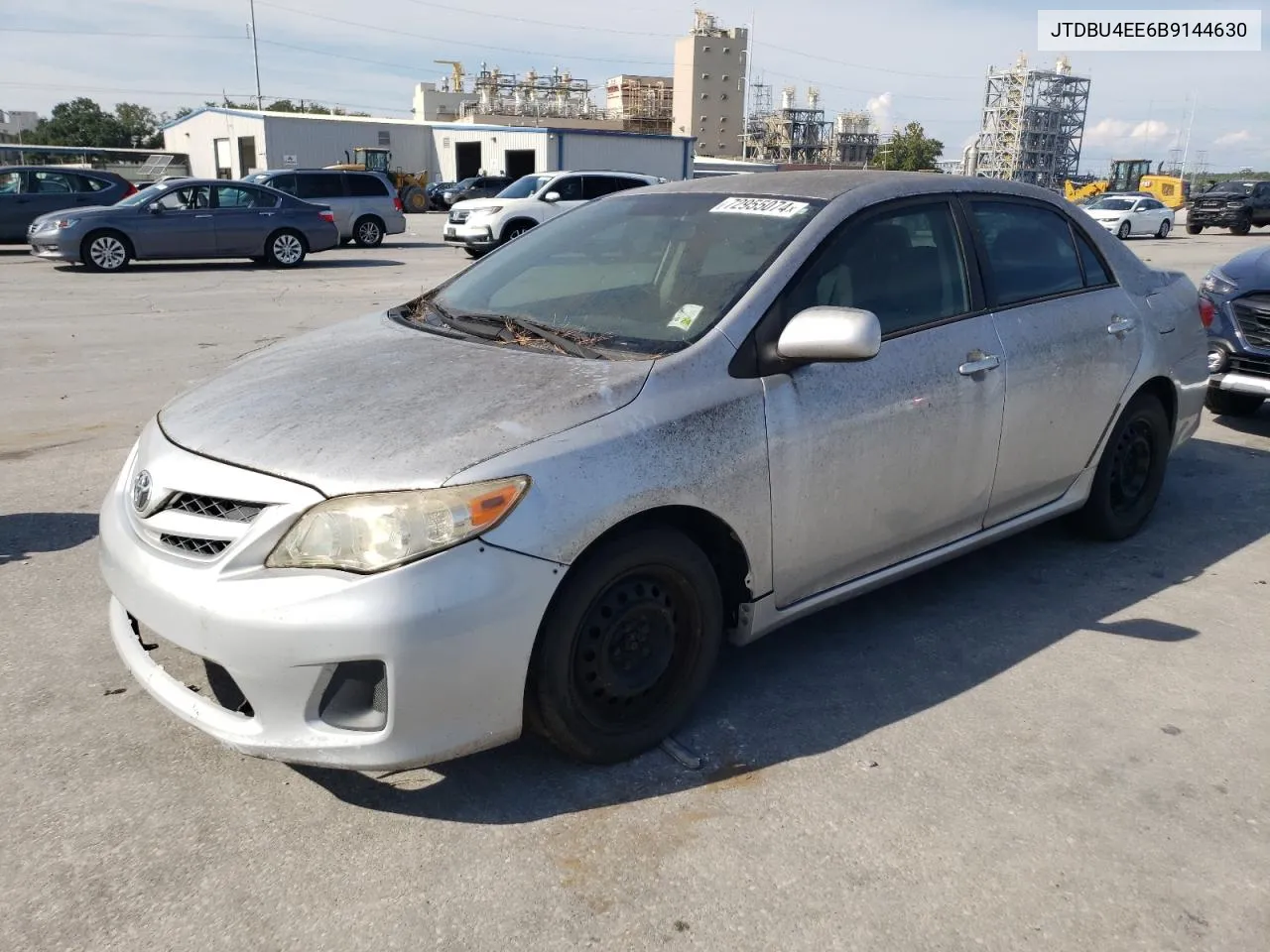 2011 Toyota Corolla Base VIN: JTDBU4EE6B9144630 Lot: 72955074