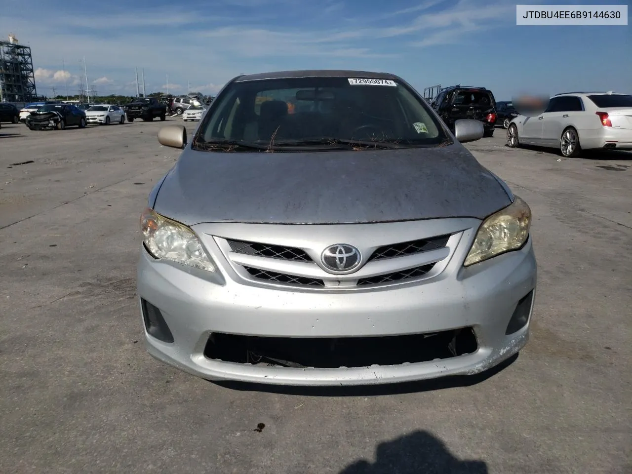 2011 Toyota Corolla Base VIN: JTDBU4EE6B9144630 Lot: 72955074