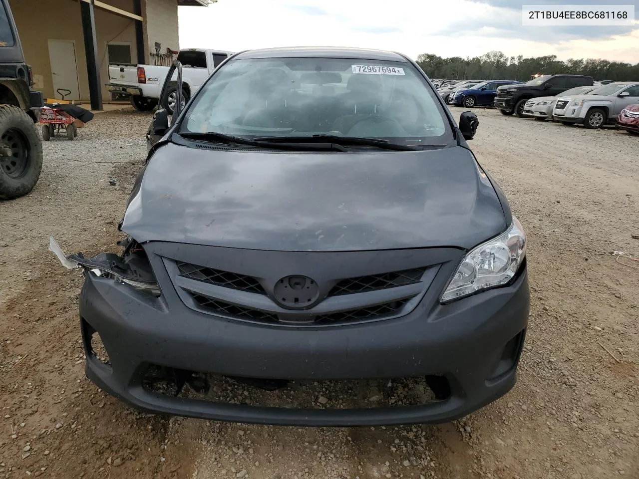 2011 Toyota Corolla Base VIN: 2T1BU4EE8BC681168 Lot: 72967694