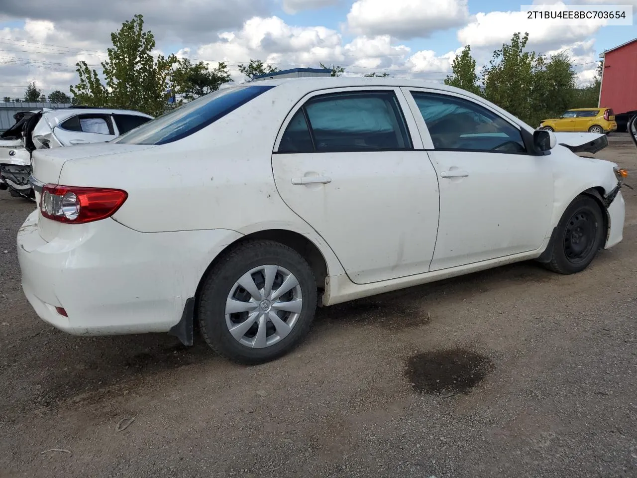 2T1BU4EE8BC703654 2011 Toyota Corolla Base