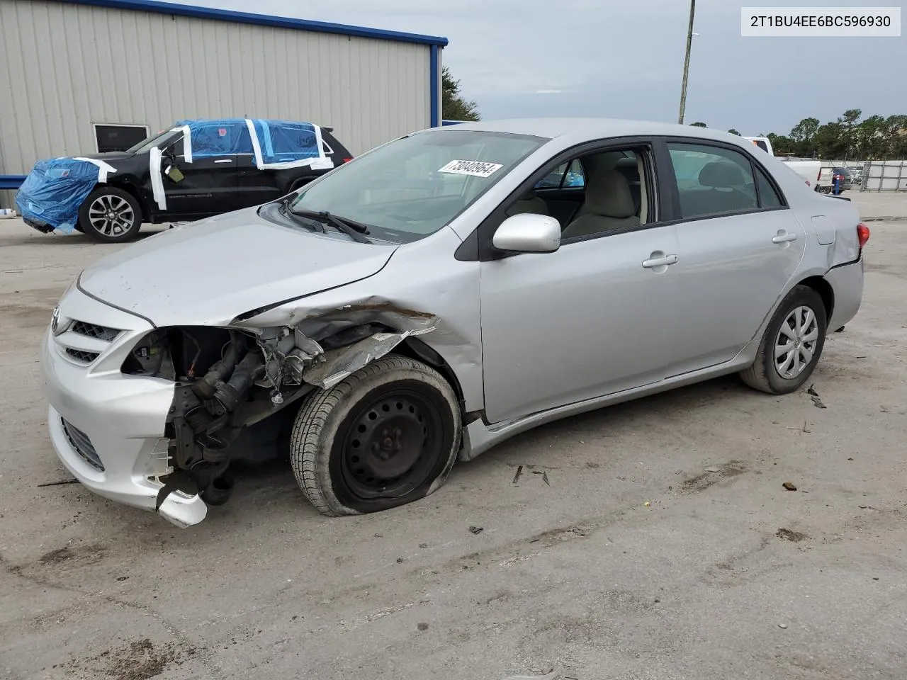 2011 Toyota Corolla Base VIN: 2T1BU4EE6BC596930 Lot: 73040964