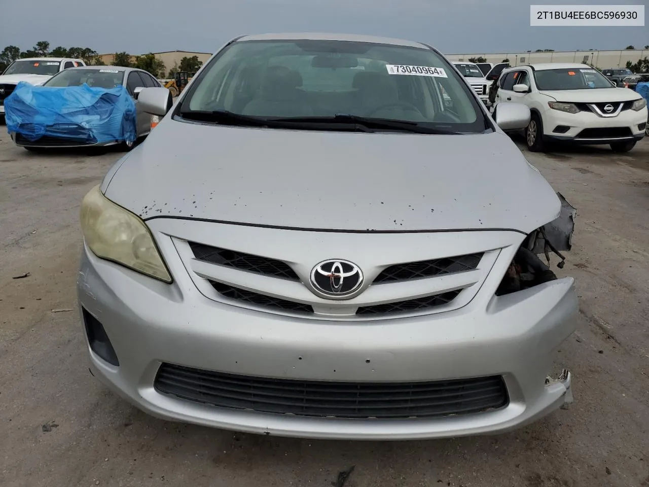 2011 Toyota Corolla Base VIN: 2T1BU4EE6BC596930 Lot: 73040964