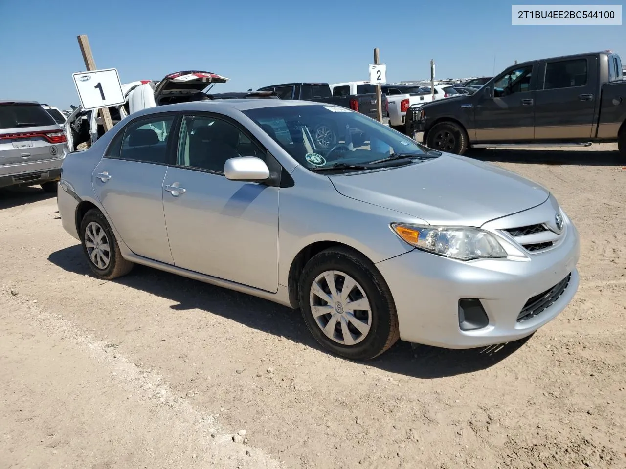 2011 Toyota Corolla Base VIN: 2T1BU4EE2BC544100 Lot: 73379494