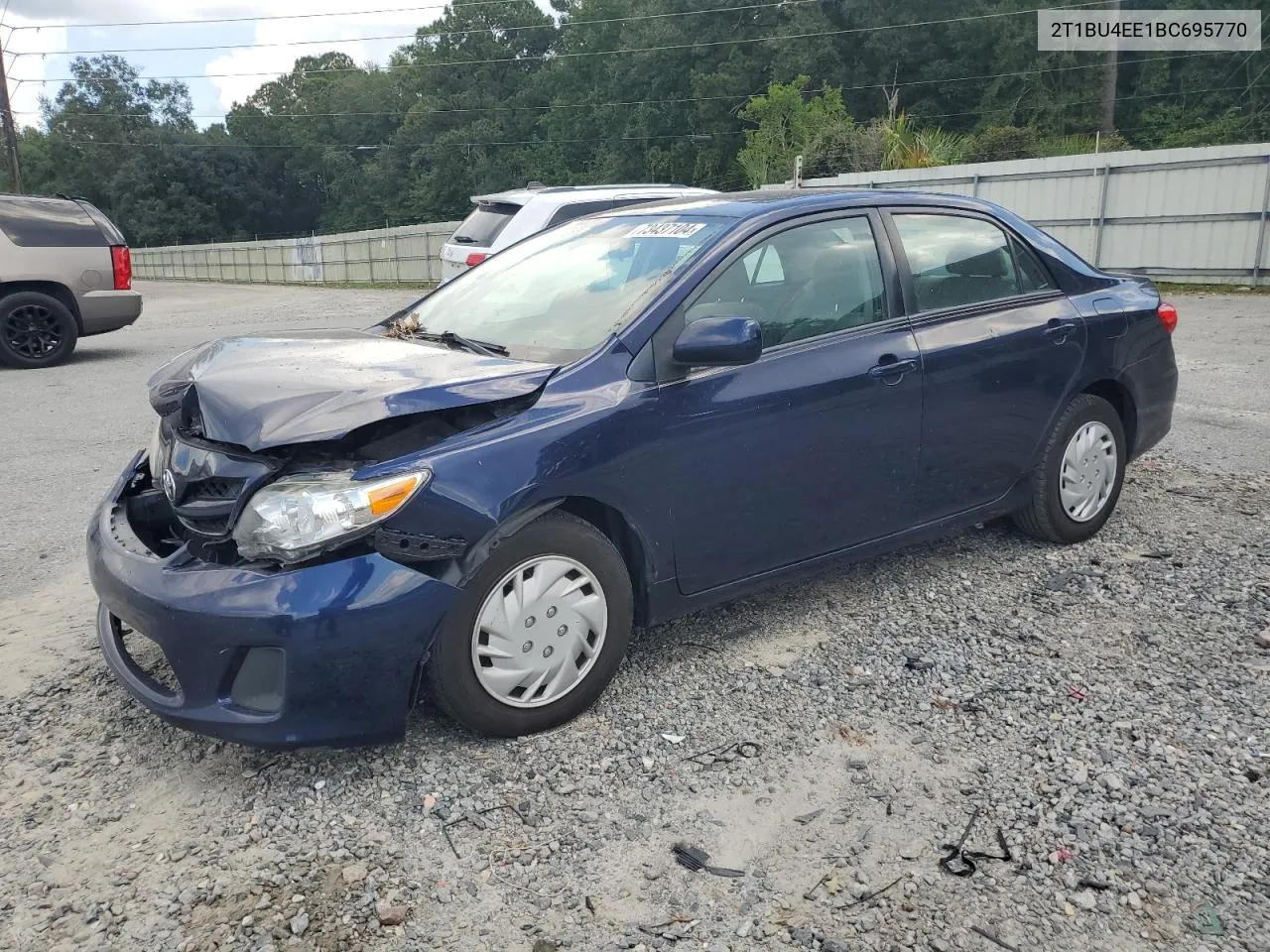 2011 Toyota Corolla Base VIN: 2T1BU4EE1BC695770 Lot: 73437104