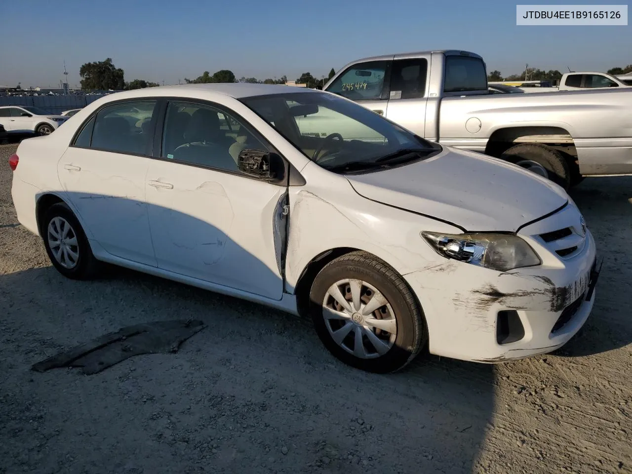 2011 Toyota Corolla Base VIN: JTDBU4EE1B9165126 Lot: 73497274