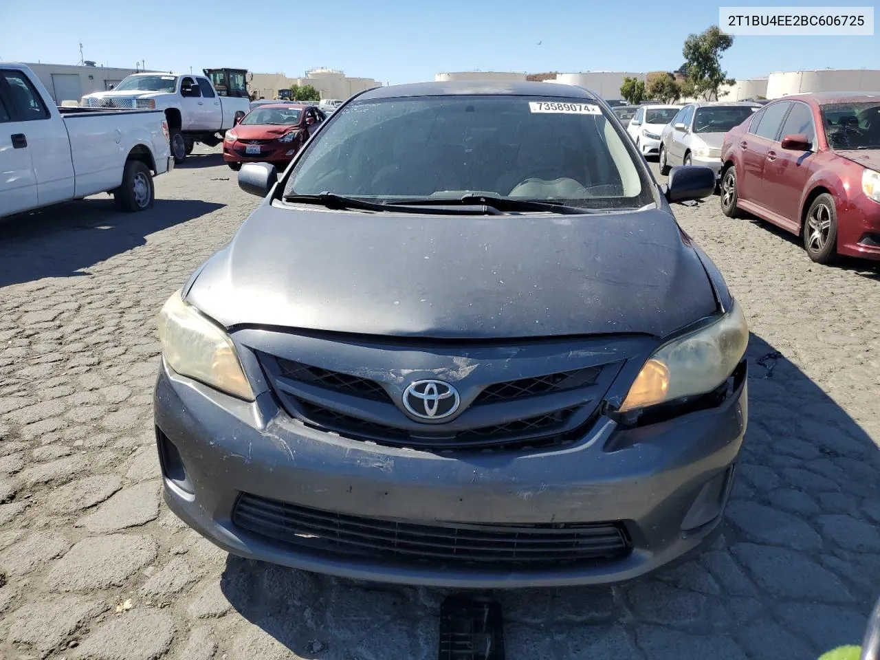 2011 Toyota Corolla Base VIN: 2T1BU4EE2BC606725 Lot: 73589074