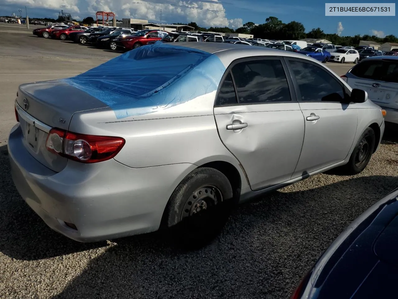 2T1BU4EE6BC671531 2011 Toyota Corolla Base