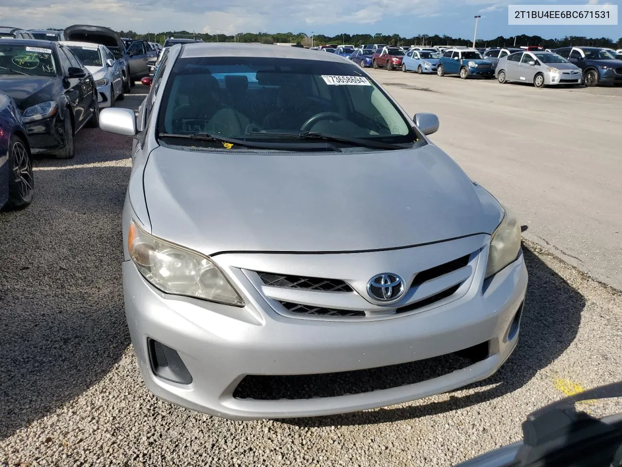 2T1BU4EE6BC671531 2011 Toyota Corolla Base