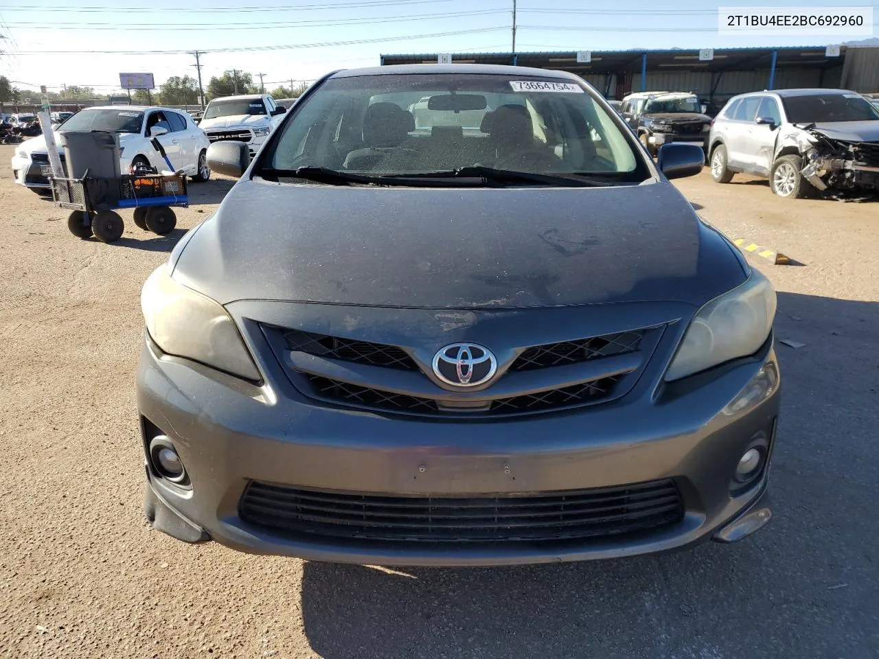 2011 Toyota Corolla Base VIN: 2T1BU4EE2BC692960 Lot: 73664754