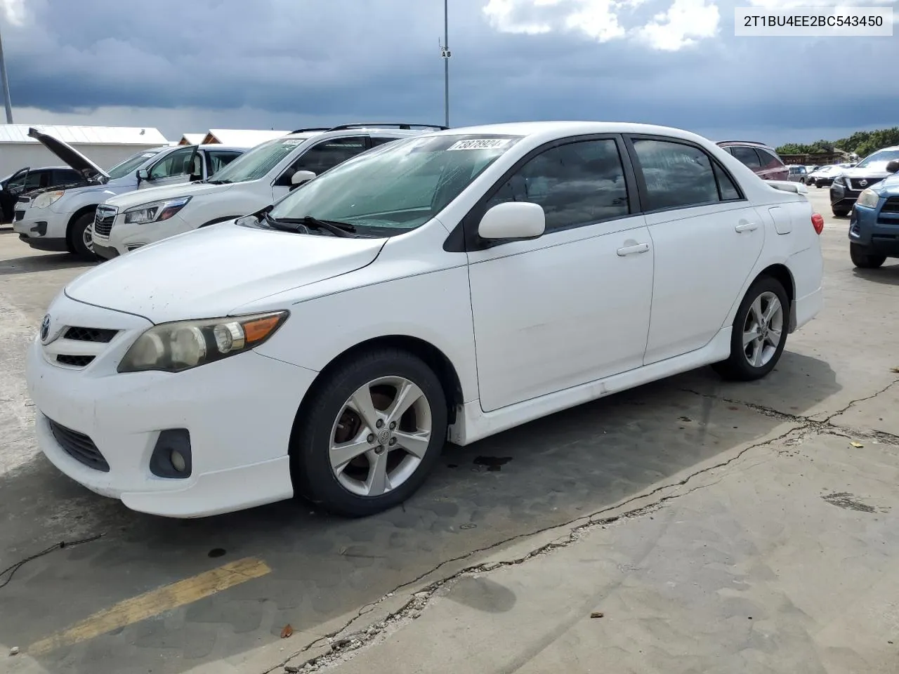 2011 Toyota Corolla Base VIN: 2T1BU4EE2BC543450 Lot: 73878924