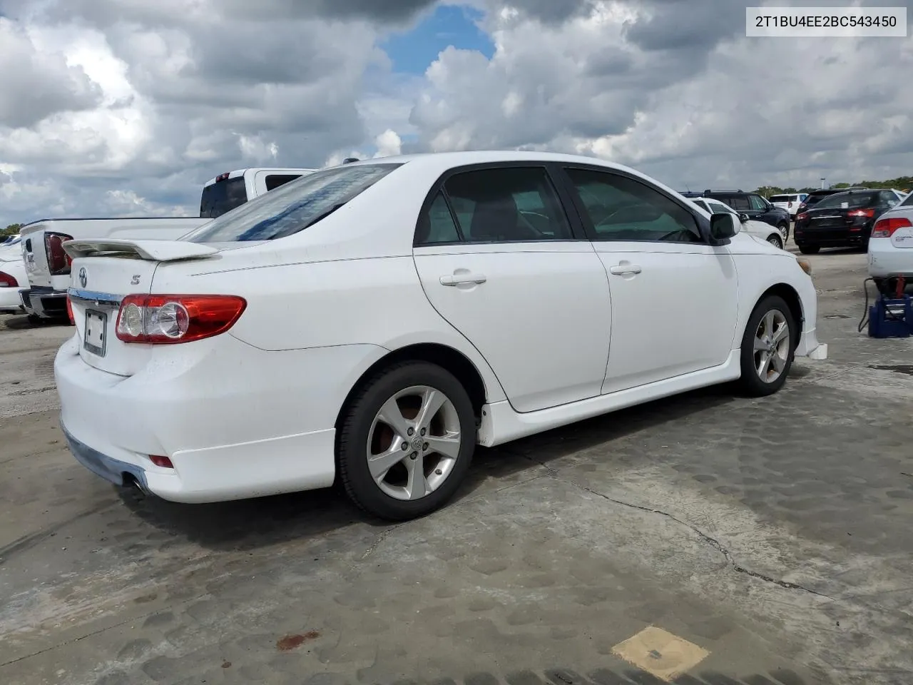 2011 Toyota Corolla Base VIN: 2T1BU4EE2BC543450 Lot: 73878924